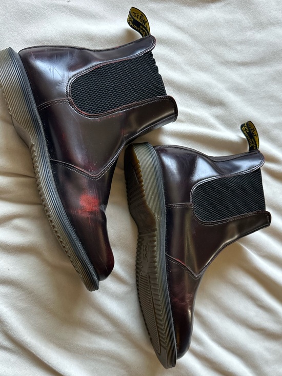 Dr. Martens Shoes - Dr Martens Flora Arcadia Chelsea Boots in Dark Cherry sz 8